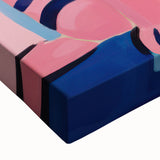 Abstract Electric Cat Art – Modern Vibrant Electric Wall Canvas Decor