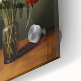 Electric Floral Still Life Canvas – Bold Modern Art Print