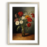 Electric Floral Still Life Canvas – Bold Modern Art Print