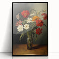 Electric Floral Still Life Canvas – Bold Modern Art Print