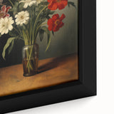 Electric Floral Still Life Canvas – Bold Modern Art Print