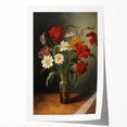 Electric Floral Still Life Canvas – Bold Modern Art Print