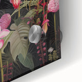 Modern Electric Floral Wall Art - Vibrant and Dynamic Botanical Print