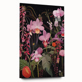 Modern Electric Floral Wall Art - Vibrant and Dynamic Botanical Print
