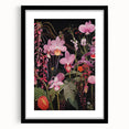 Modern Electric Floral Wall Art - Vibrant and Dynamic Botanical Print