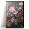 Modern Electric Floral Wall Art - Vibrant and Dynamic Botanical Print