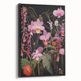 Modern Electric Floral Wall Art - Vibrant and Dynamic Botanical Print