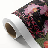 Modern Electric Floral Wall Art - Vibrant and Dynamic Botanical Print