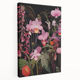Modern Electric Floral Wall Art - Vibrant and Dynamic Botanical Print