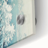 Electric Wave Wall Art - Dynamic Abstract Ocean Design for Modern Decor
