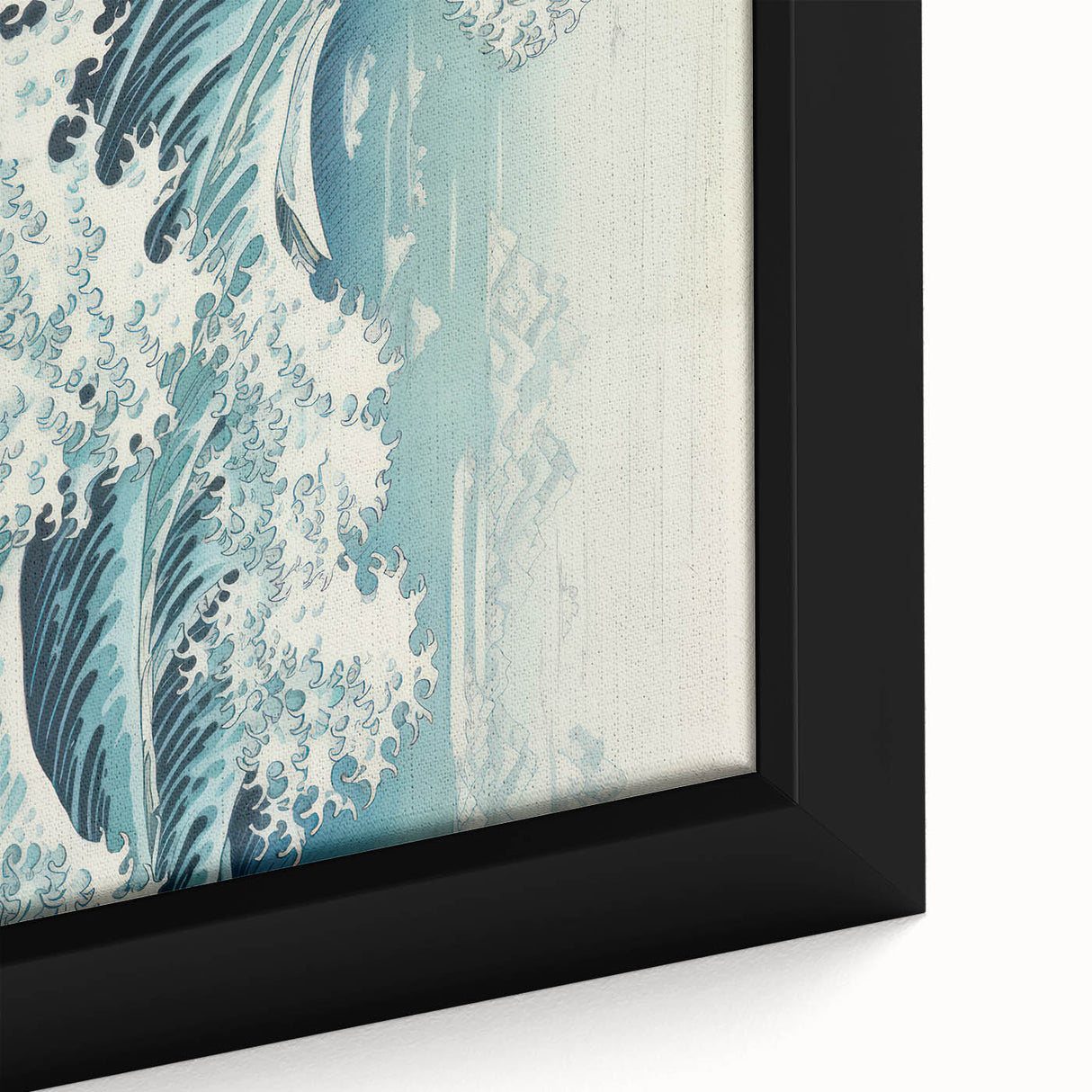 Electric Wave Wall Art - Dynamic Abstract Ocean Design for Modern Decor