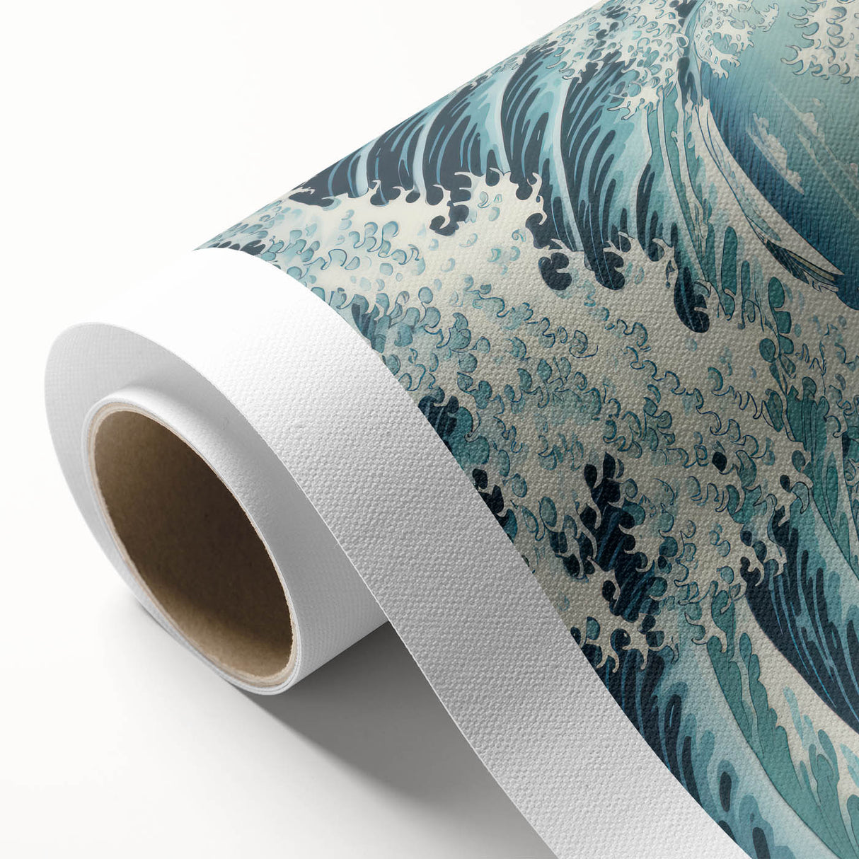 Electric Wave Wall Art - Dynamic Abstract Ocean Design for Modern Decor