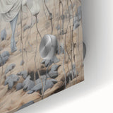 Electric Abstract Dreamscape - Ethereal Floral and Figure Art Print