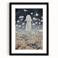 Electric Abstract Dreamscape - Ethereal Floral and Figure Art Print