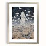 Electric Abstract Dreamscape - Ethereal Floral and Figure Art Print