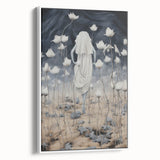 Electric Abstract Dreamscape - Ethereal Floral and Figure Art Print
