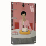 Electric Portrait Art - Modern Abstract Celebration Scene Wall Decor