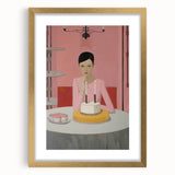 Electric Portrait Art - Modern Abstract Celebration Scene Wall Decor