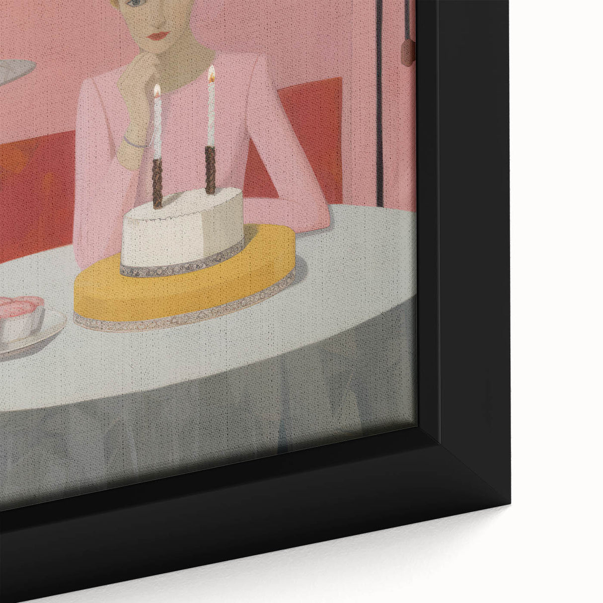 Electric Portrait Art - Modern Abstract Celebration Scene Wall Decor