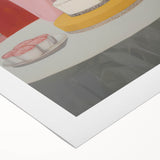 Electric Portrait Art - Modern Abstract Celebration Scene Wall Decor