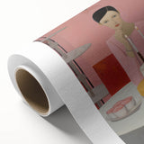 Electric Portrait Art - Modern Abstract Celebration Scene Wall Decor