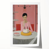 Electric Portrait Art - Modern Abstract Celebration Scene Wall Decor