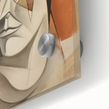 Electric Cubist Portrait Art - Modern Abstract Geometric Wall Decor