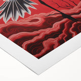 Majestic Electric Crane Art – Bold Modern Electric Wall Canvas Decor