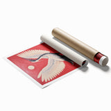 Majestic Electric Crane Art – Bold Modern Electric Wall Canvas Decor