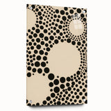 Modern Electric Geometric Art - Abstract Monochrome Circle Wall Decor