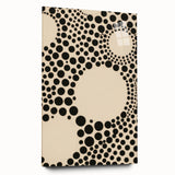 Modern Electric Geometric Art - Abstract Monochrome Circle Wall Decor