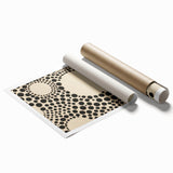 Modern Electric Geometric Art - Abstract Monochrome Circle Wall Decor