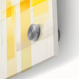 Modern Electric Abstract Lines - Minimalist Yellow Geometric Wall Decor