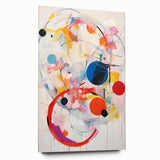 Vibrant Electric Abstract Art - Dynamic Colorful Geometric Wall Decor