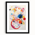 Vibrant Electric Abstract Art - Dynamic Colorful Geometric Wall Decor