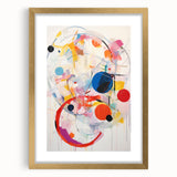 Vibrant Electric Abstract Art - Dynamic Colorful Geometric Wall Decor