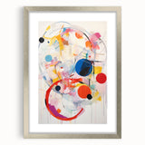 Vibrant Electric Abstract Art - Dynamic Colorful Geometric Wall Decor
