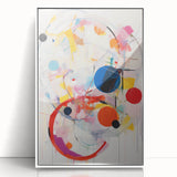Vibrant Electric Abstract Art - Dynamic Colorful Geometric Wall Decor