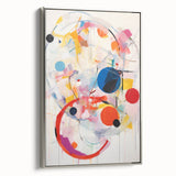 Vibrant Electric Abstract Art - Dynamic Colorful Geometric Wall Decor