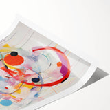 Vibrant Electric Abstract Art - Dynamic Colorful Geometric Wall Decor