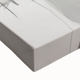 Abstract Electric Portrait - Expressive Blue and Black Minimalist Art