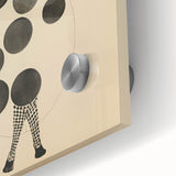 Abstract Monochrome Electric Art - Geometric Silhouette Wall Decor