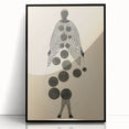 Abstract Monochrome Electric Art - Geometric Silhouette Wall Decor