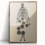 Abstract Monochrome Electric Art - Geometric Silhouette Wall Decor