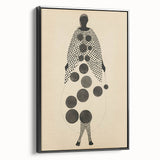 Abstract Monochrome Electric Art - Geometric Silhouette Wall Decor