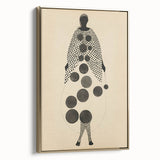 Abstract Monochrome Electric Art - Geometric Silhouette Wall Decor