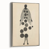 Abstract Monochrome Electric Art - Geometric Silhouette Wall Decor