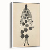 Abstract Monochrome Electric Art - Geometric Silhouette Wall Decor