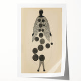 Abstract Monochrome Electric Art - Geometric Silhouette Wall Decor