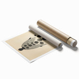 Abstract Monochrome Electric Art - Geometric Silhouette Wall Decor